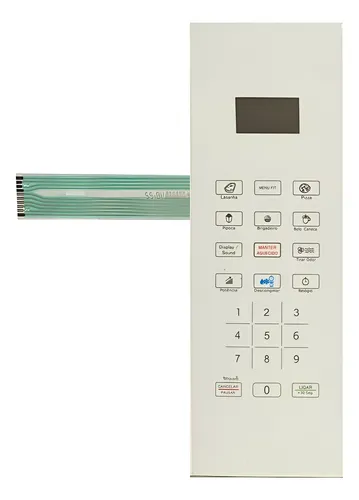 Teclado membrana para micro-ondas
