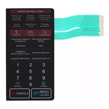 Membrana microondas LG MH 7047 BRAZILIAN GRILL