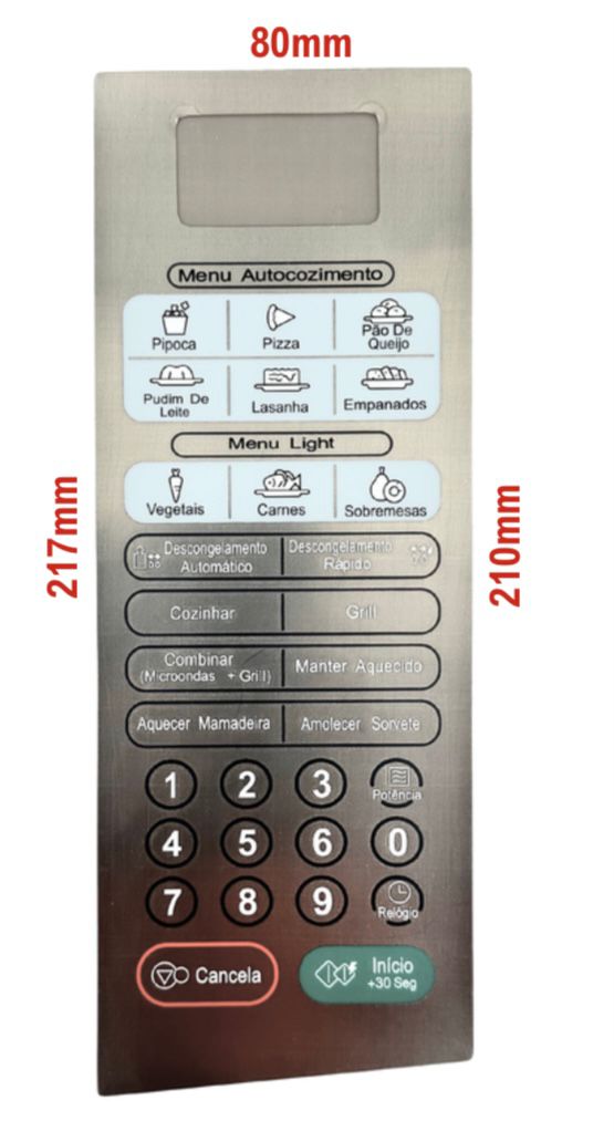 Membrana microondas LG MH 3046SP