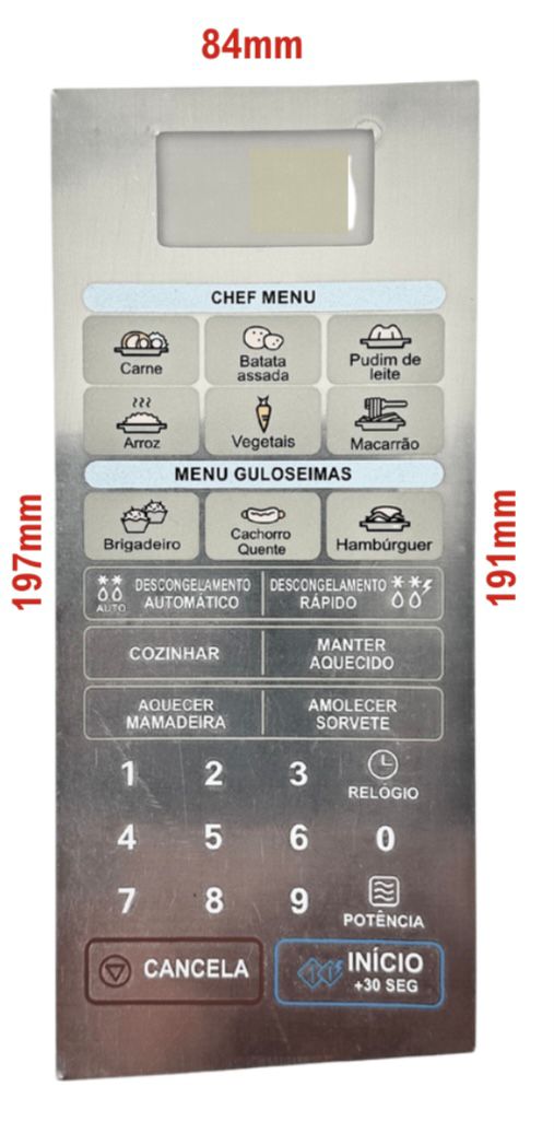 Membrana microondas LG MS 2346 S/G