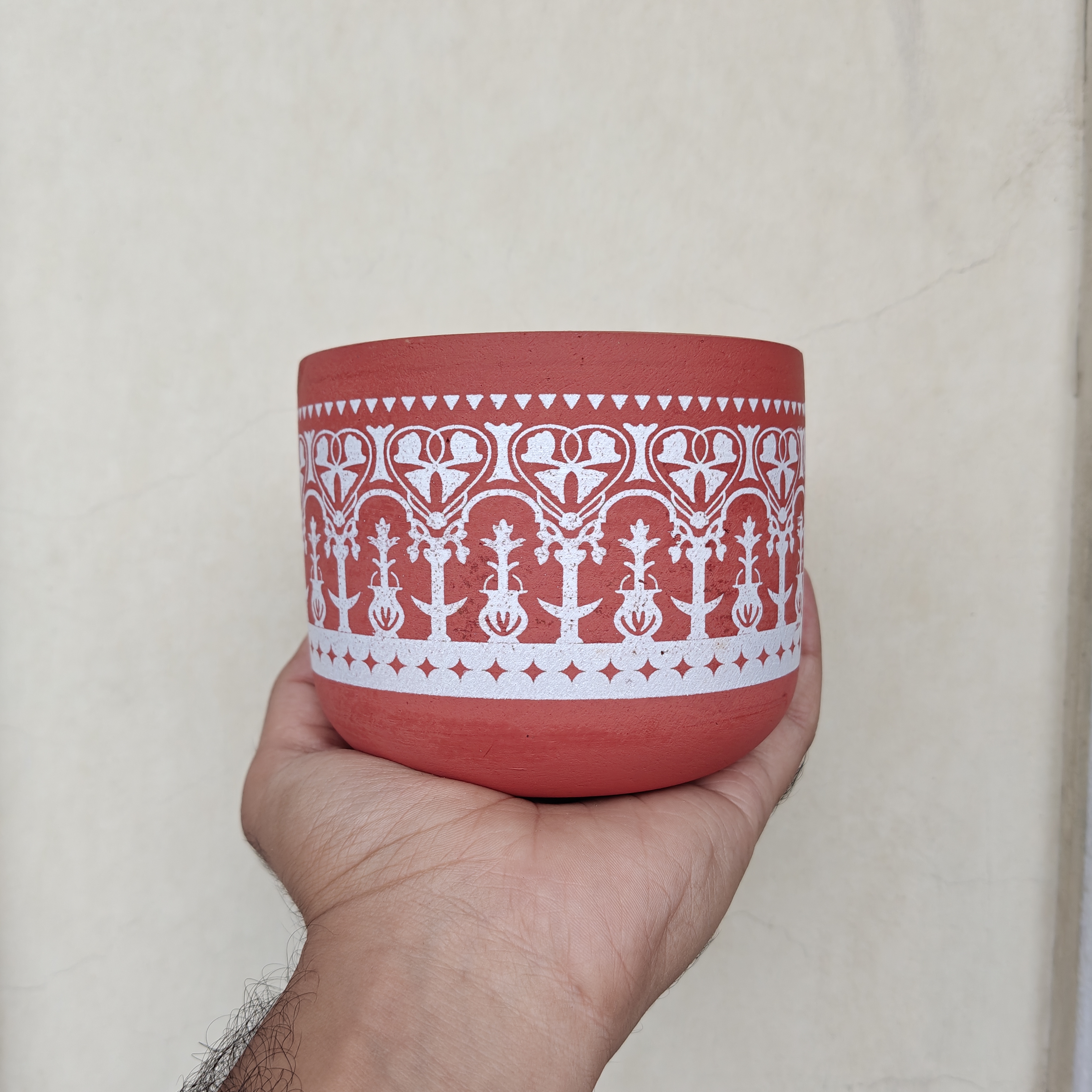 Painted Terracotta Planters