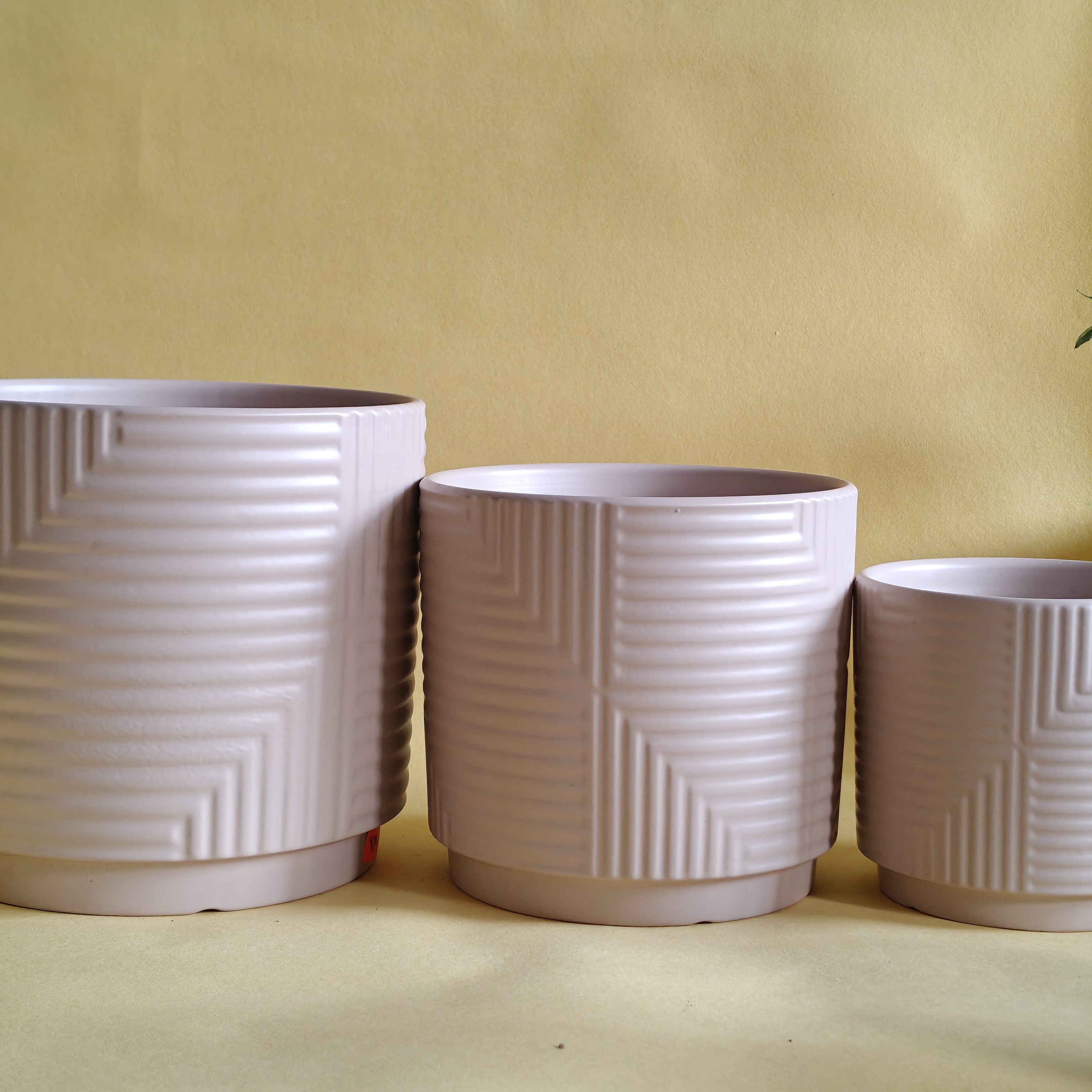 Modern Ceramic Planter Set