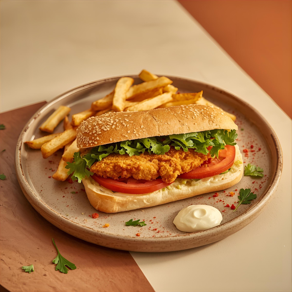 Sándwich de Milanesa de Pollo