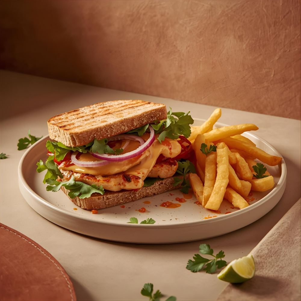 Sándwich de Pollo a la Plancha