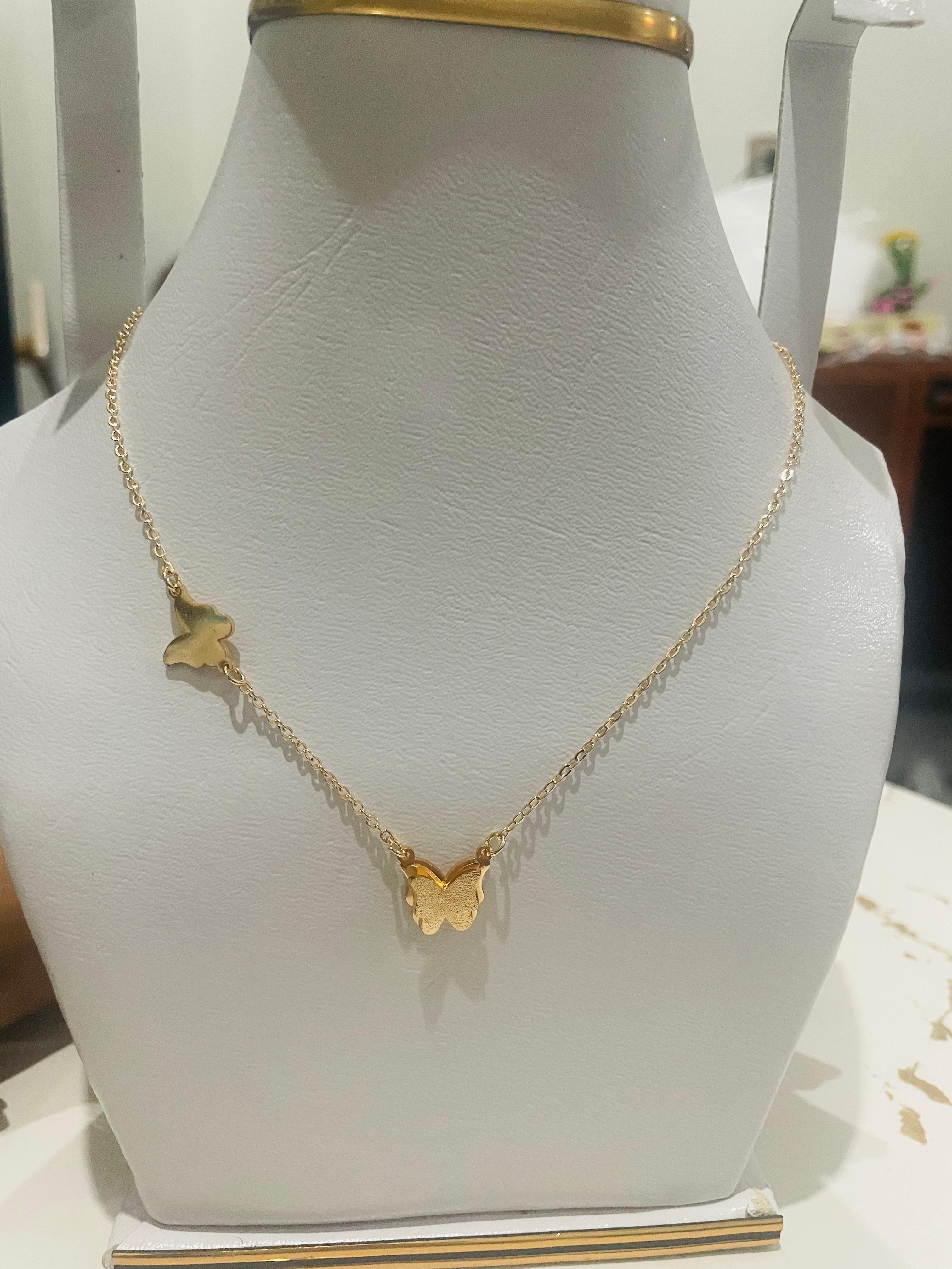 Gold Butterfly Necklace