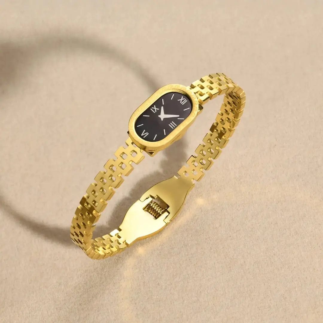 Noir Elegance Watch Bangle
