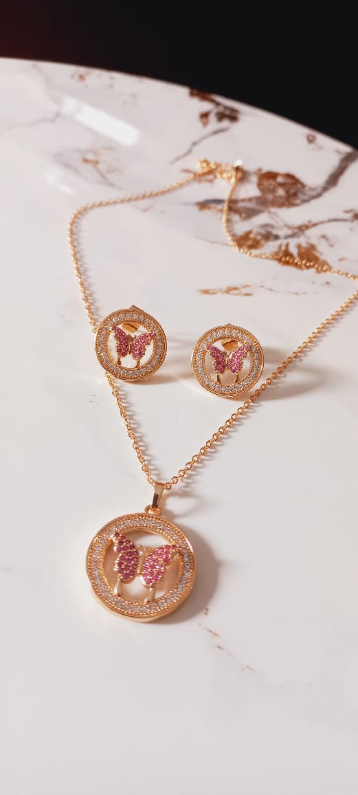 Butterfly Jewelry Set