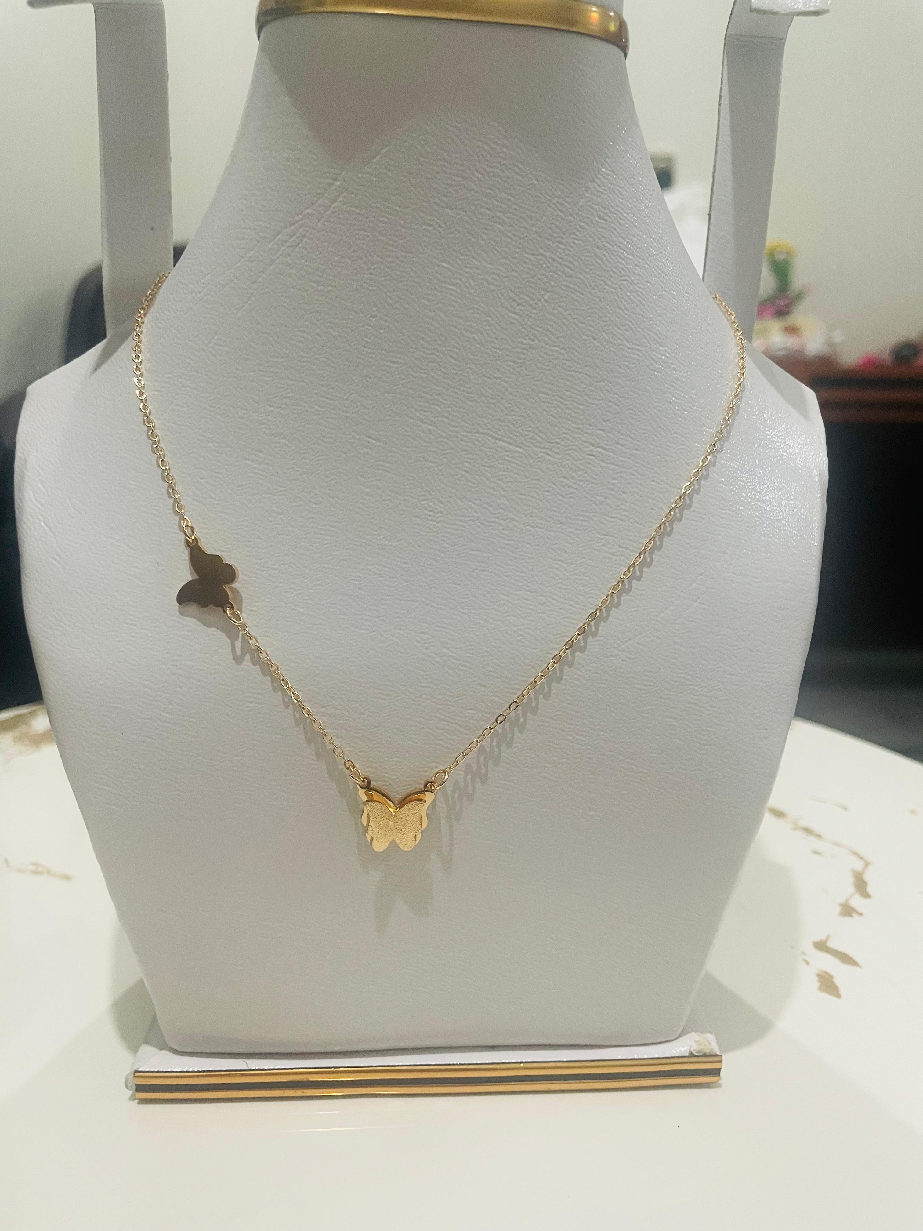 Gold Butterfly Necklace