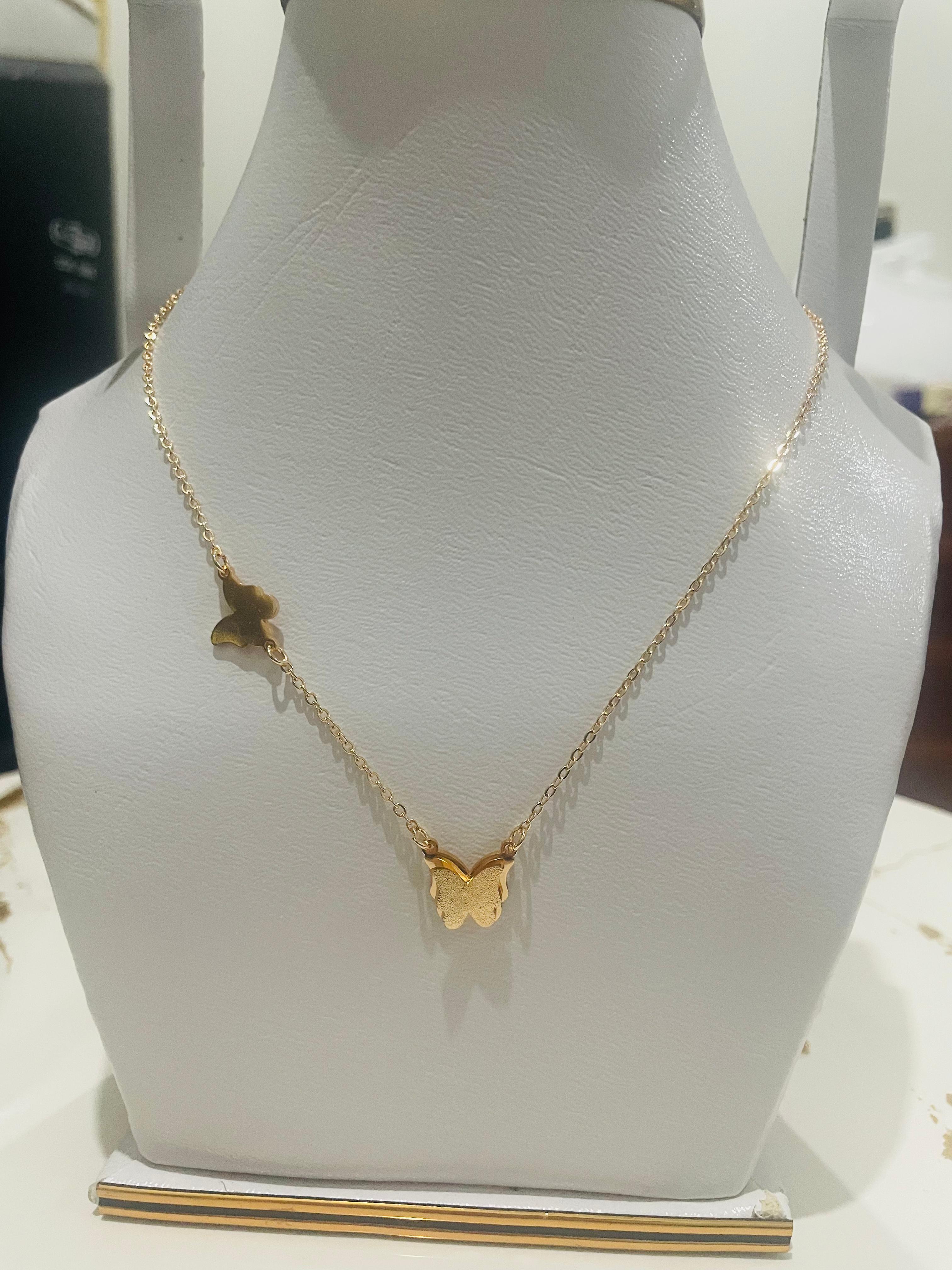 Gold Butterfly Necklace