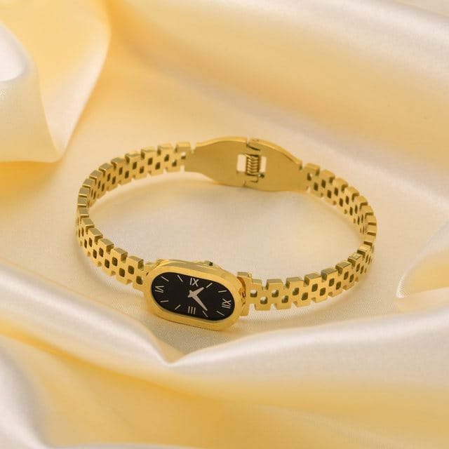 Noir Elegance Watch Bangle