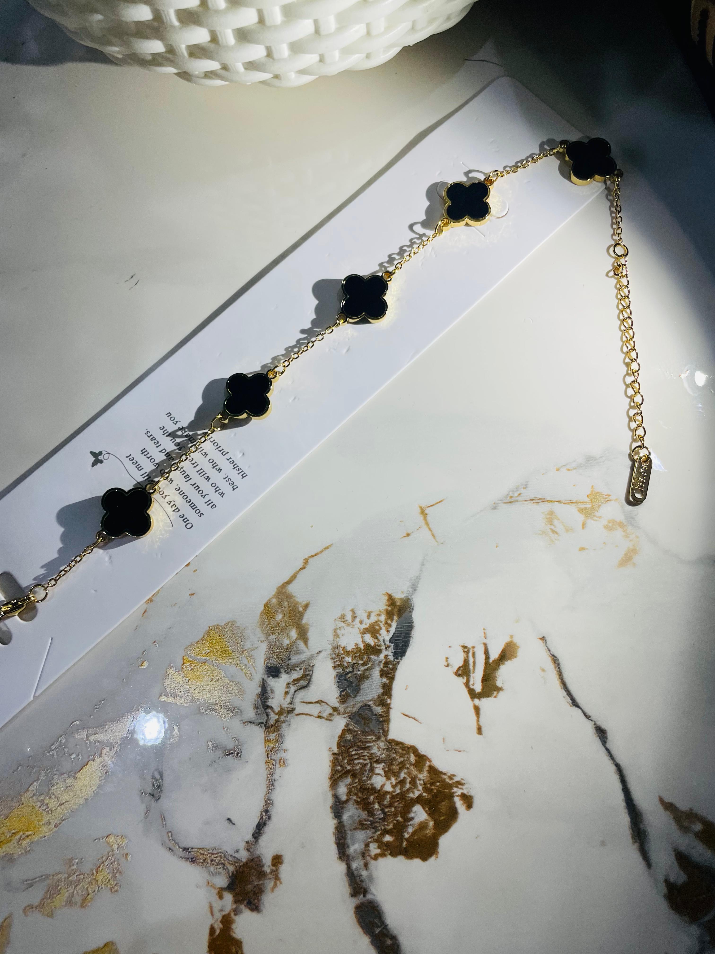 VAN-CLEEF Clover Stainless Steel Bracelet