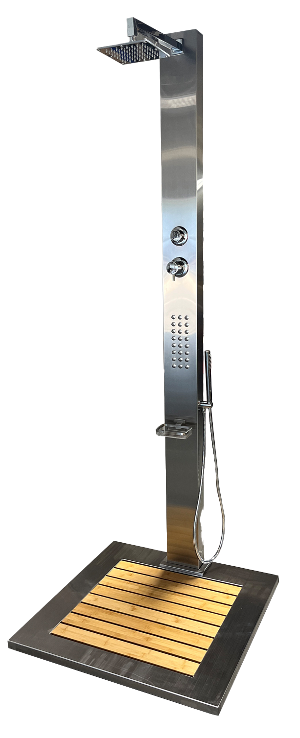 Stainless Steel Outdoor Shower Tower