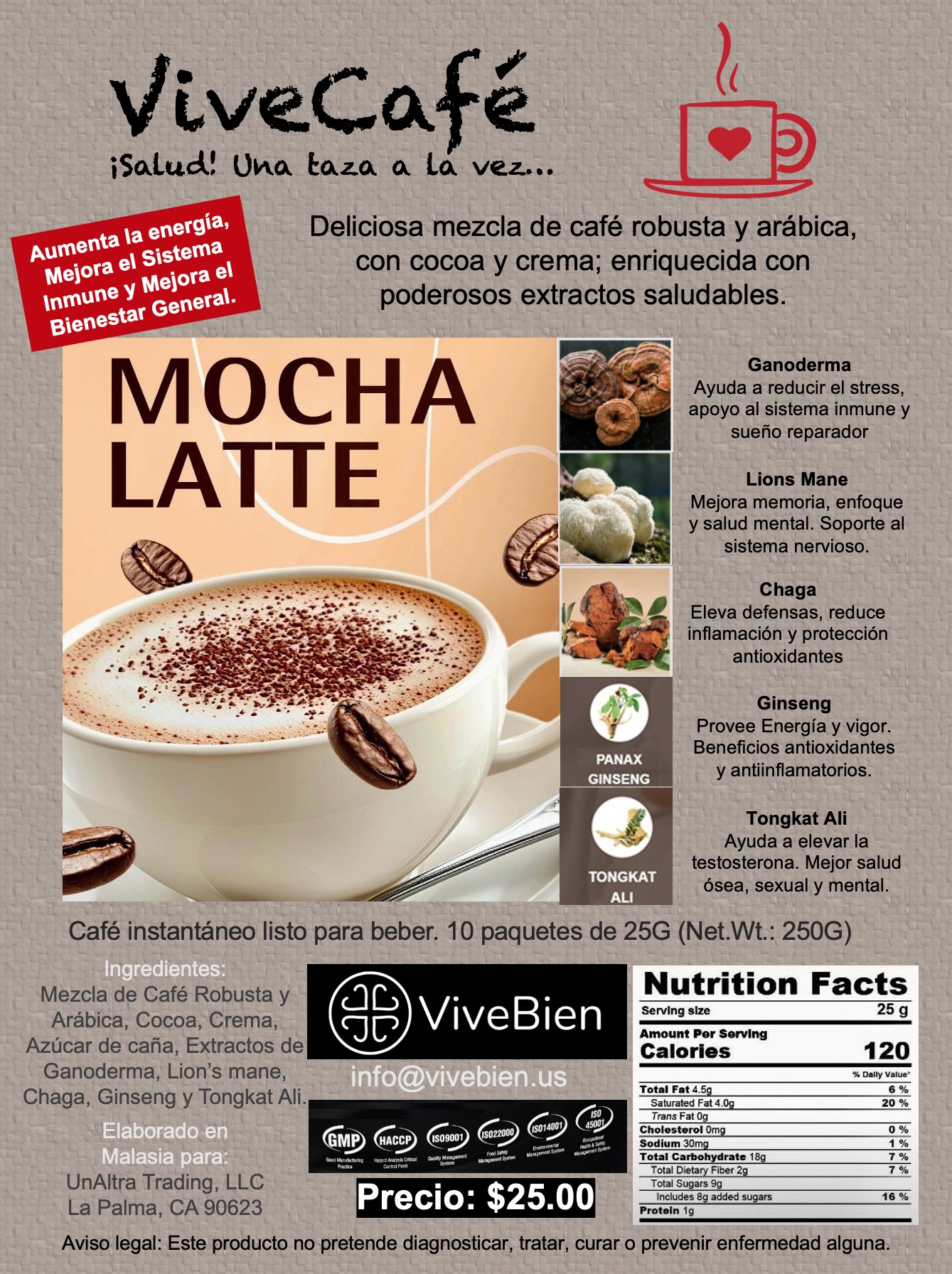 Mocha Latte Coffee