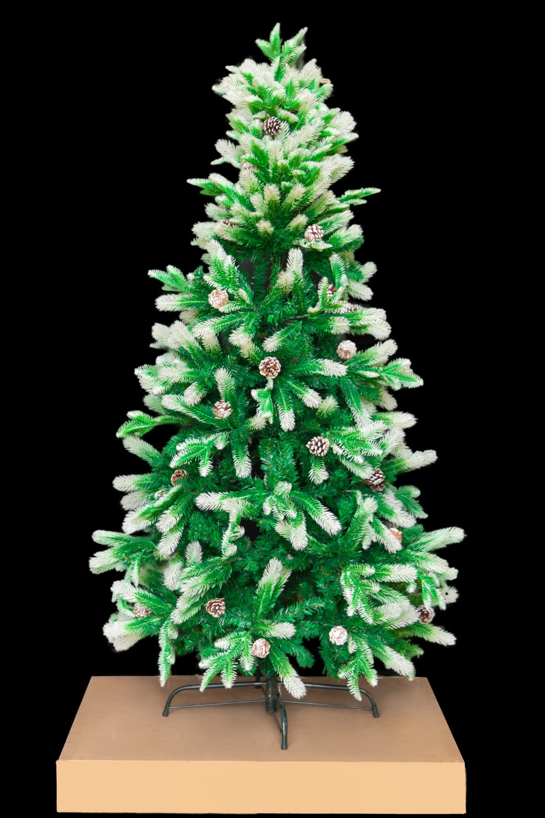 Árbol de puntas blancas plasticas 2,00 mts