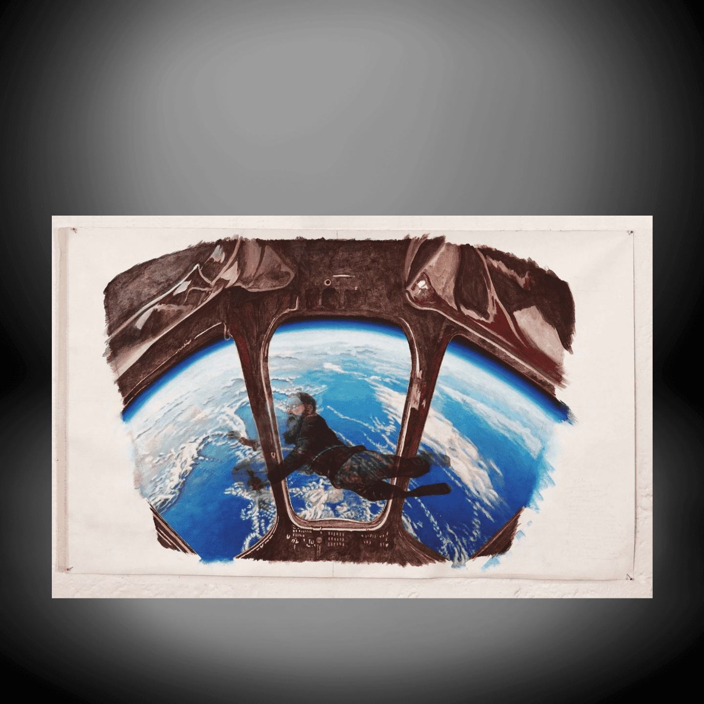 Vintage Space Exploration Art Print