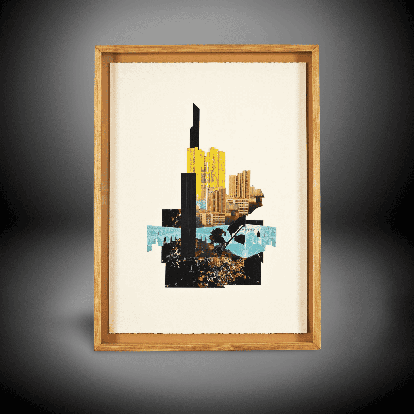 Modern Abstract Cityscape Art Print
