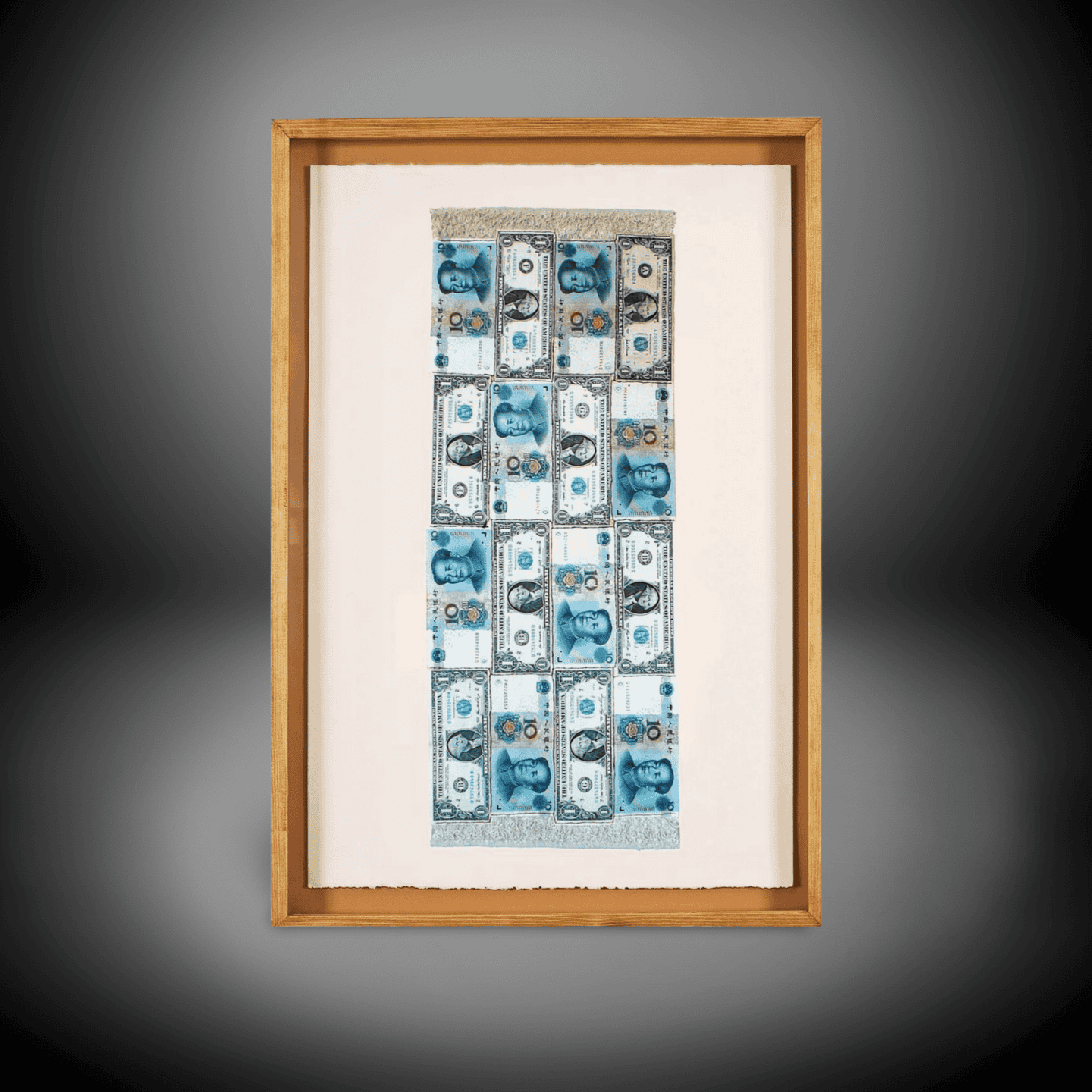 Framed Pop Art Dollar Bill Print