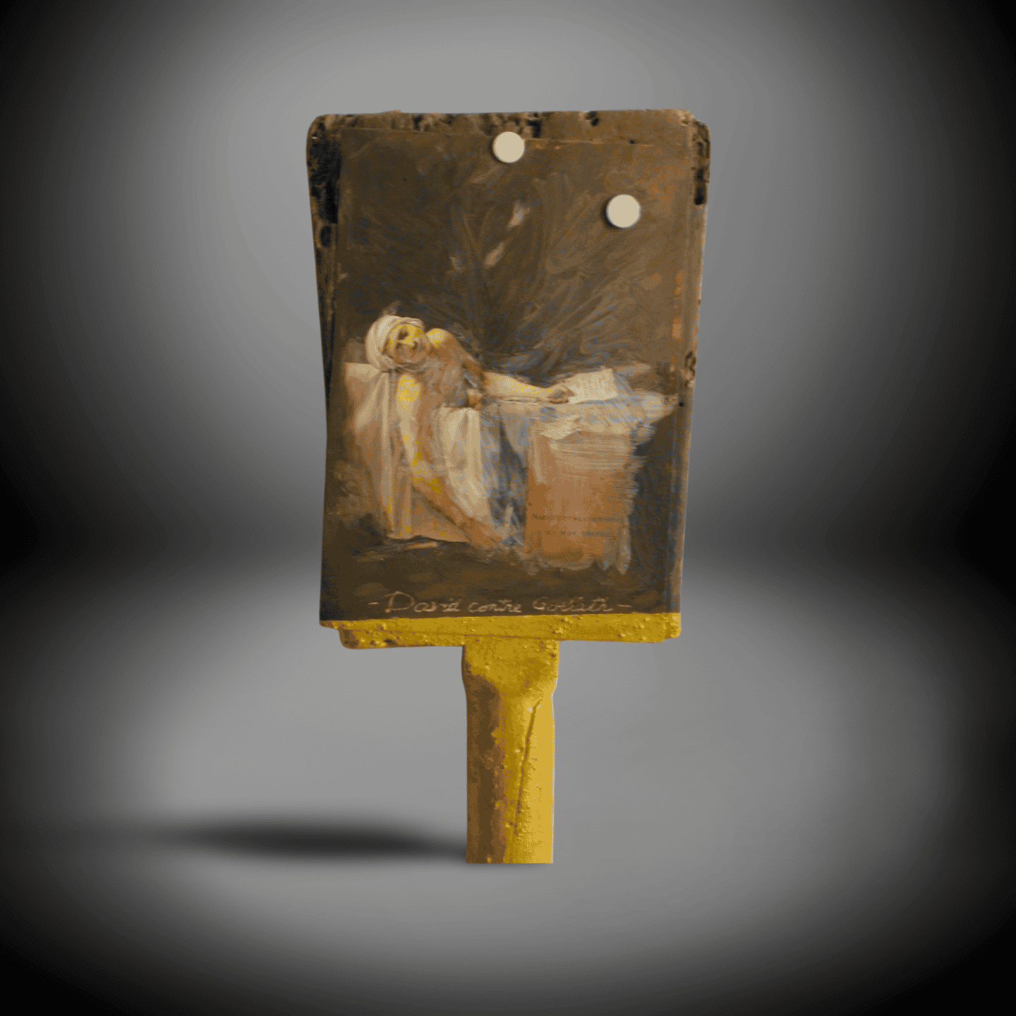 Vintage Painted Putty Knife