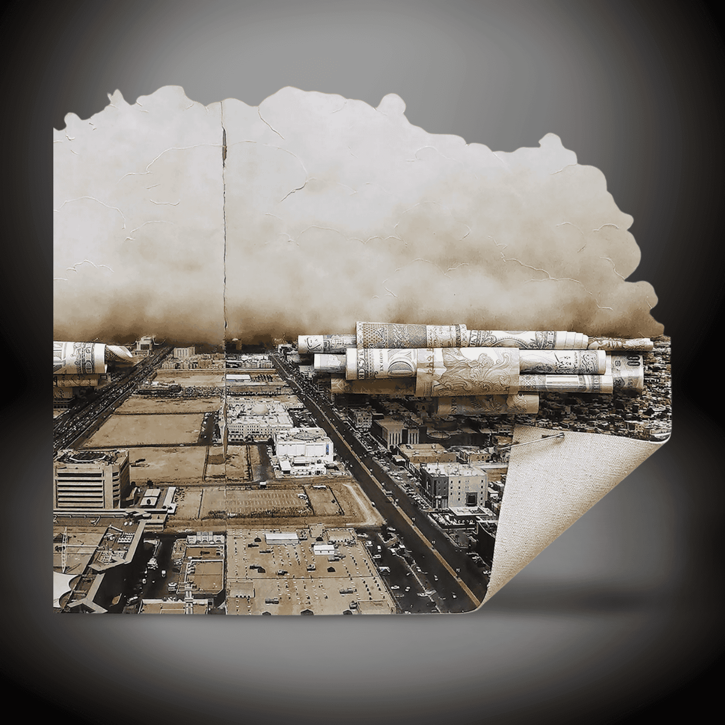 Vintage Cityscape Poster