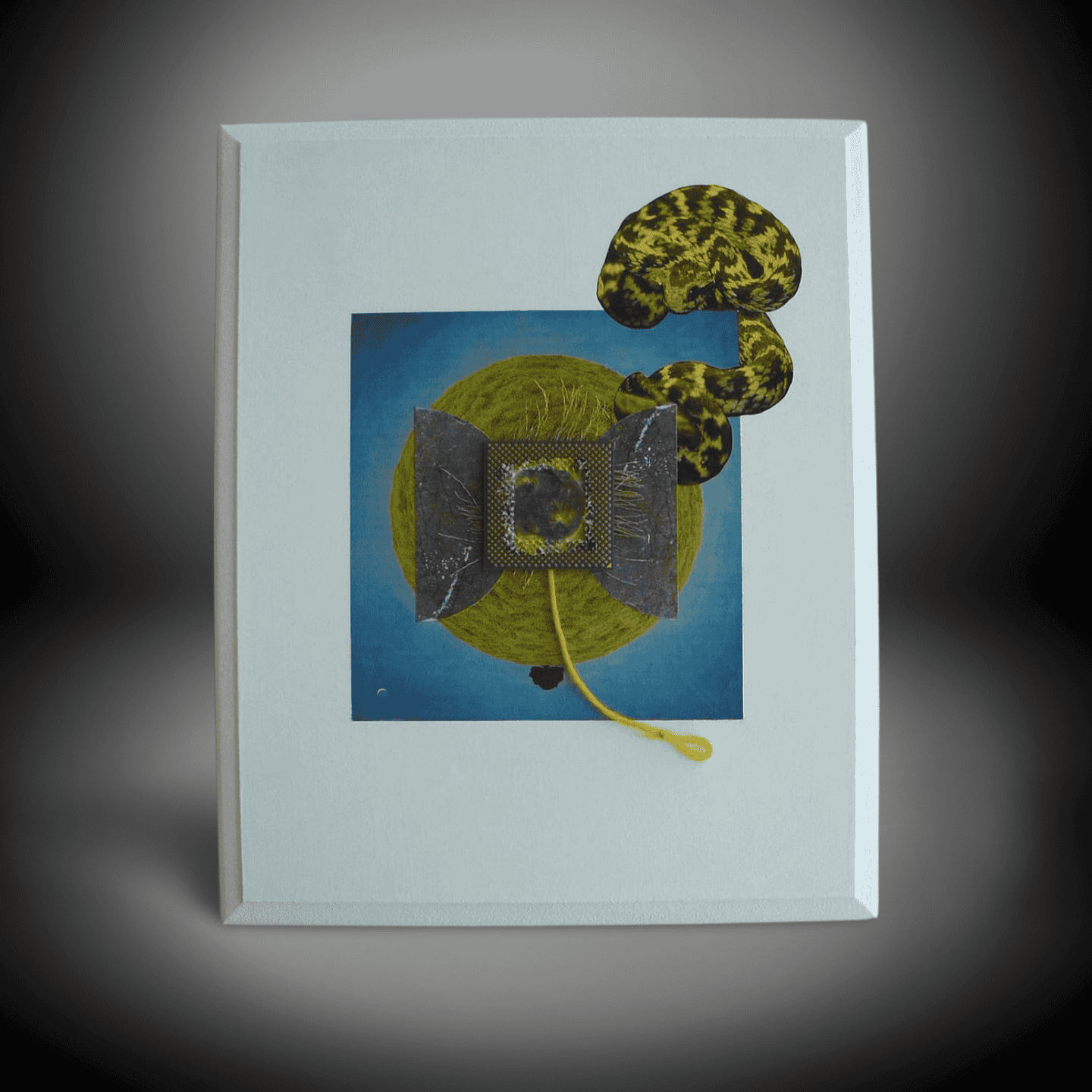 Mixed Media Modern Art Piece