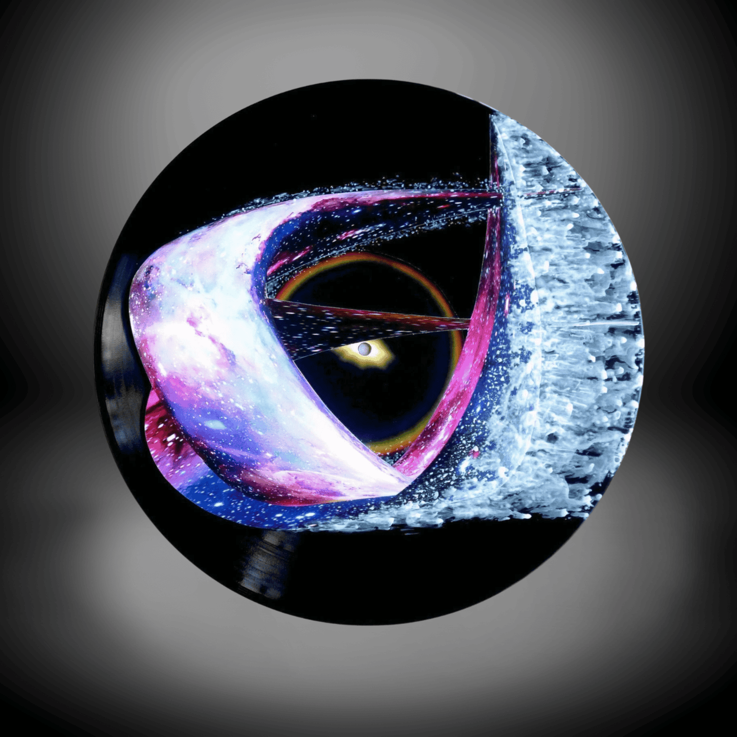 Hand-painted Vinyl Record Art