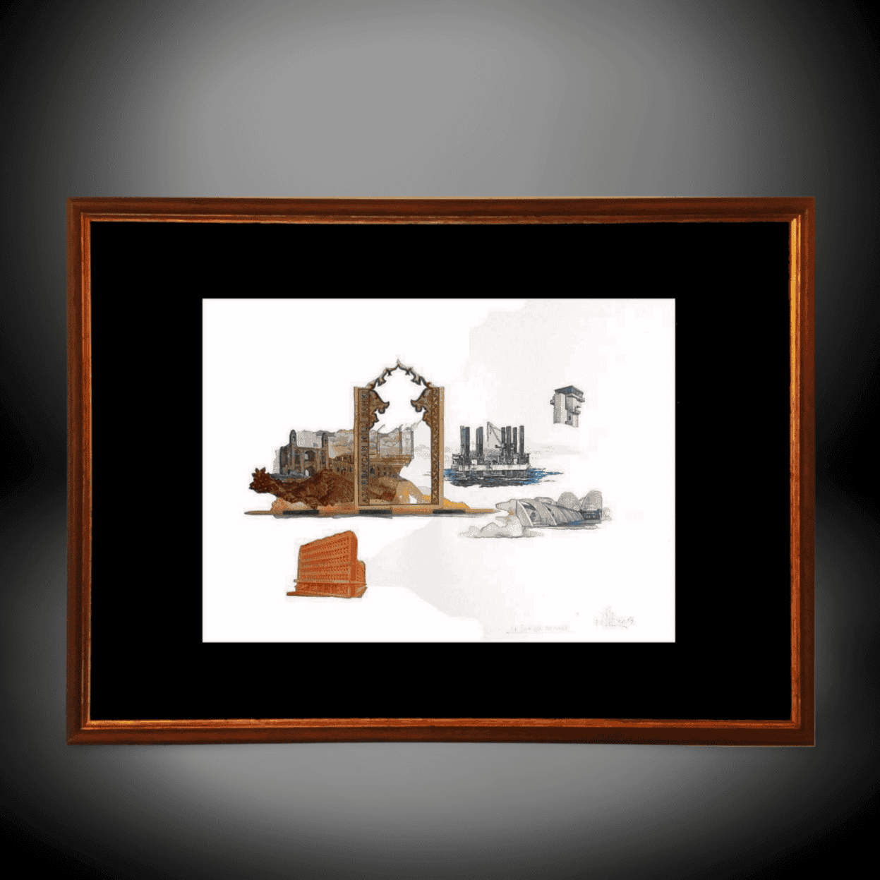 Framed Abstract Art Print