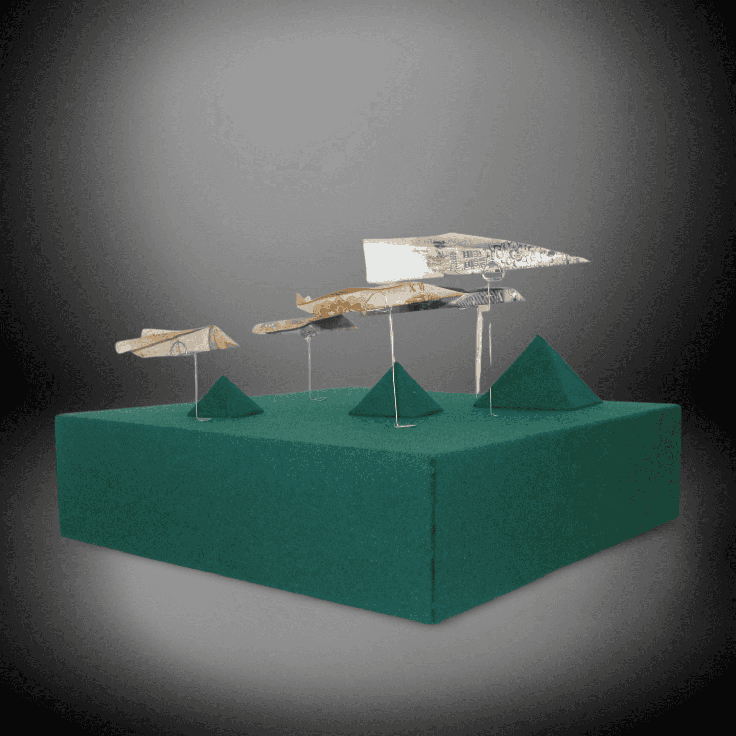 Origami Paper Airplane Sculpture