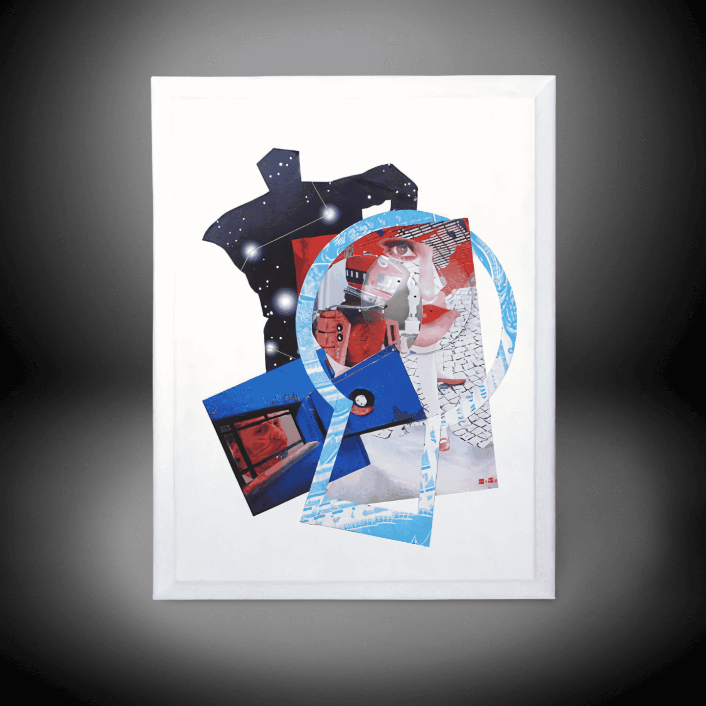 Modern Collage Art Print