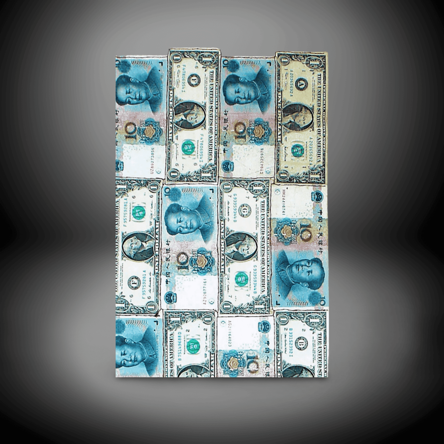 Currency Collage Poster