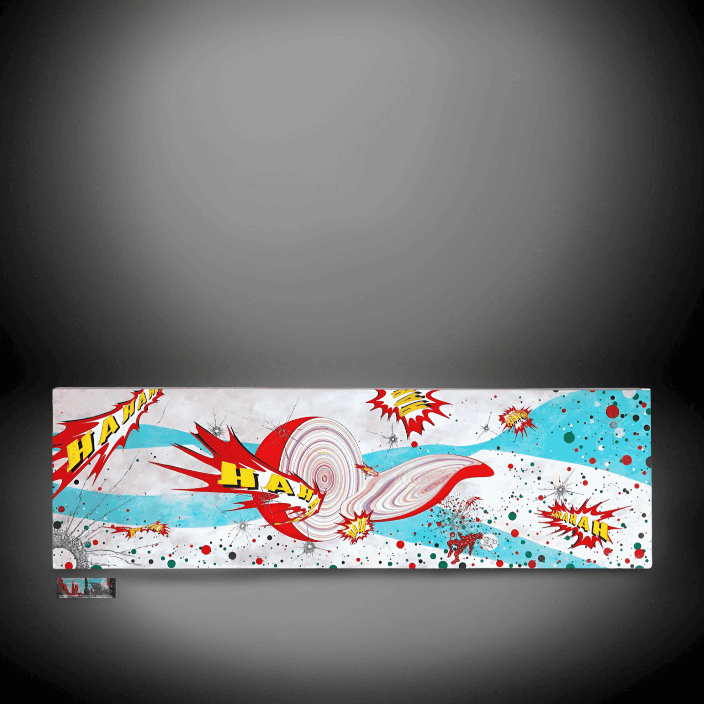 Comic Art Extended Mouse Pad