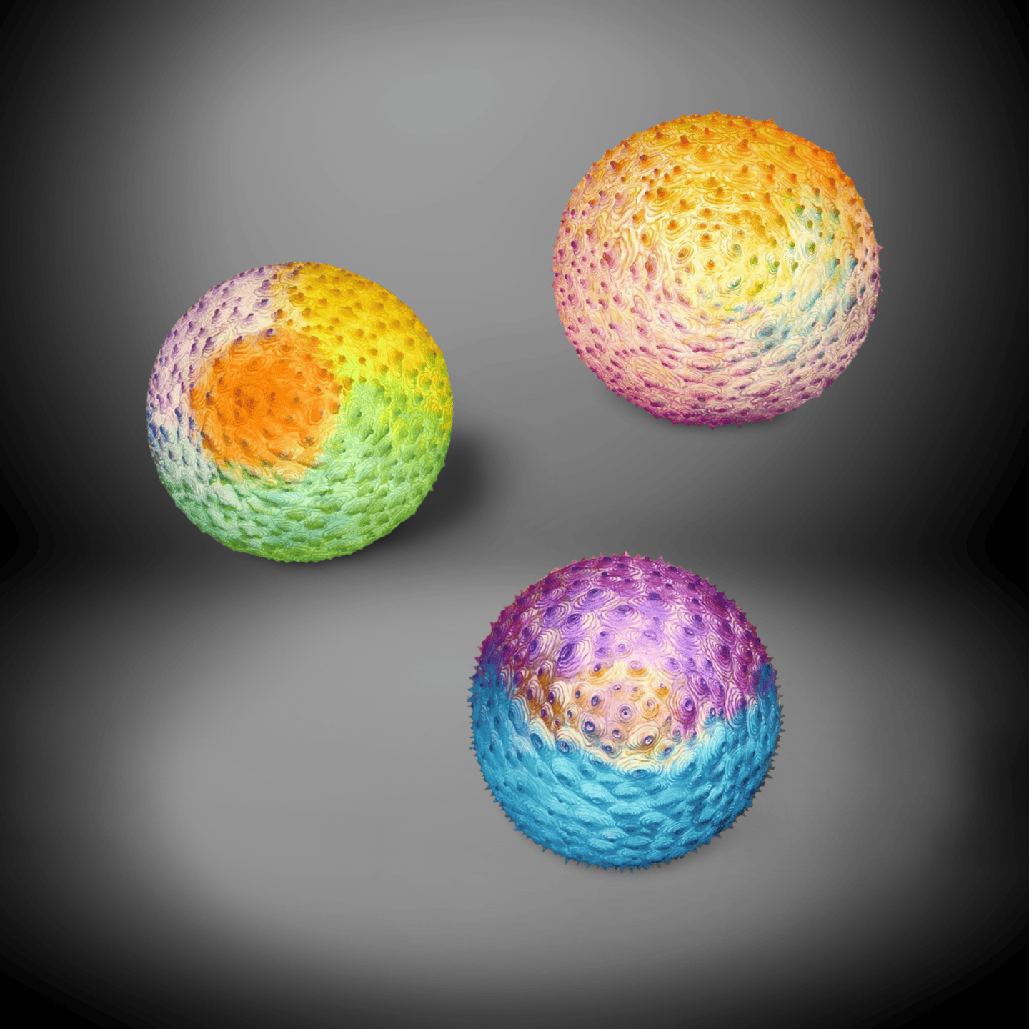 Colorful Textured Stress Balls