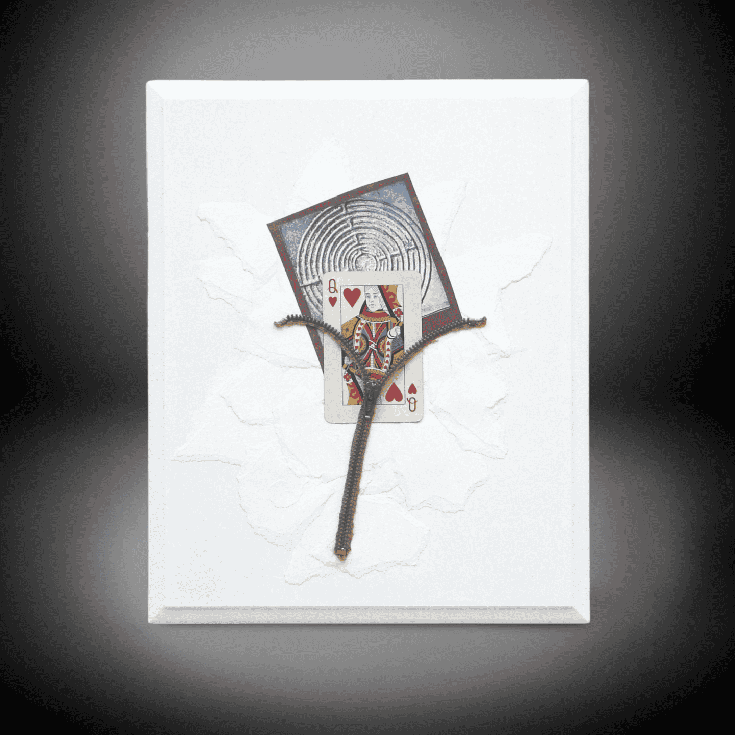 Queen of Hearts Mixed Media Art