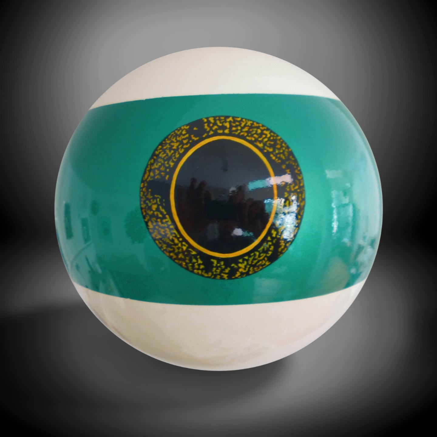 Decorative Sphere with Abstract Design