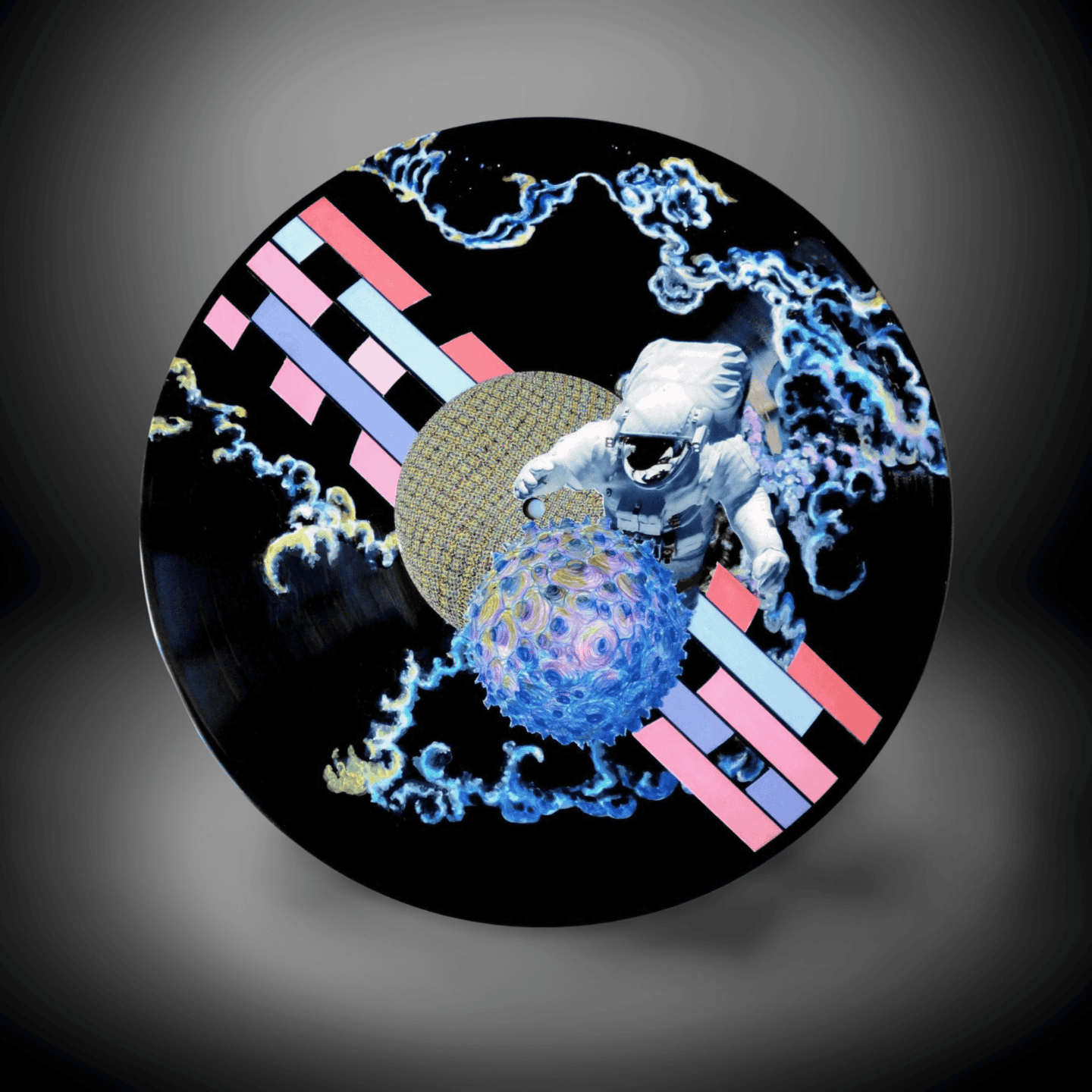 Astronaut Art Vinyl Record