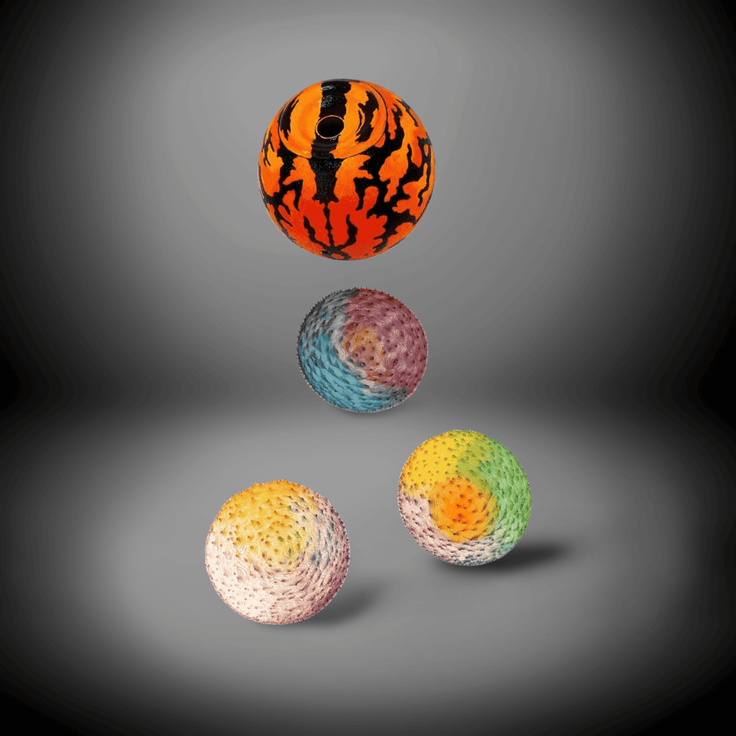 Colorful Bouncy Balls Set