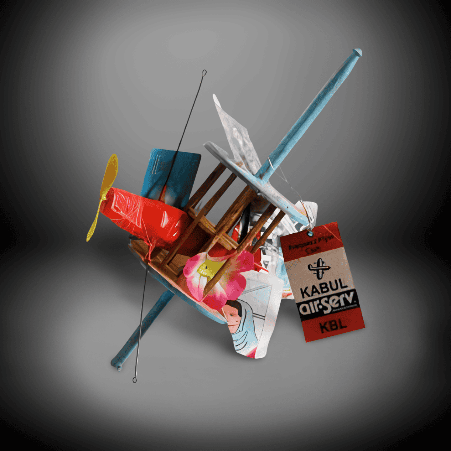 Handmade Paper Airplane Model