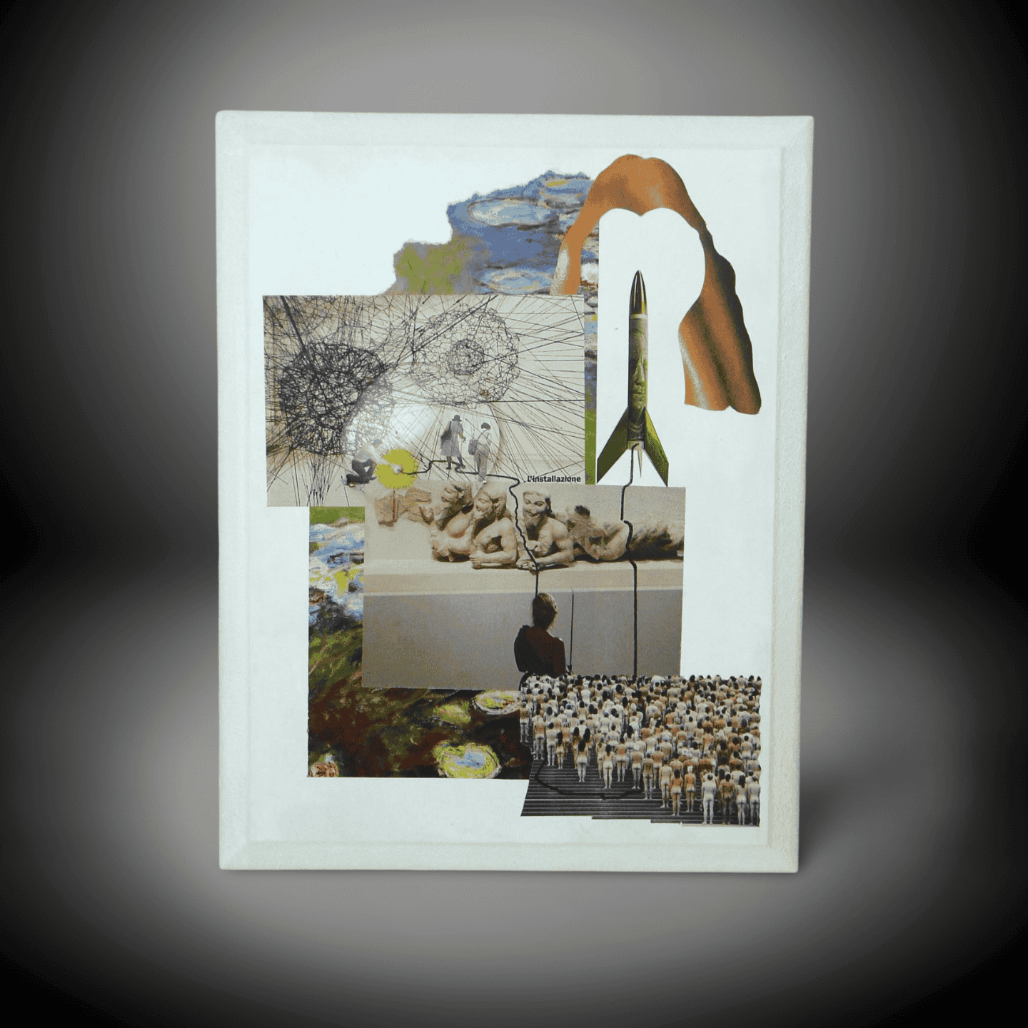 Abstract Collage Art Print