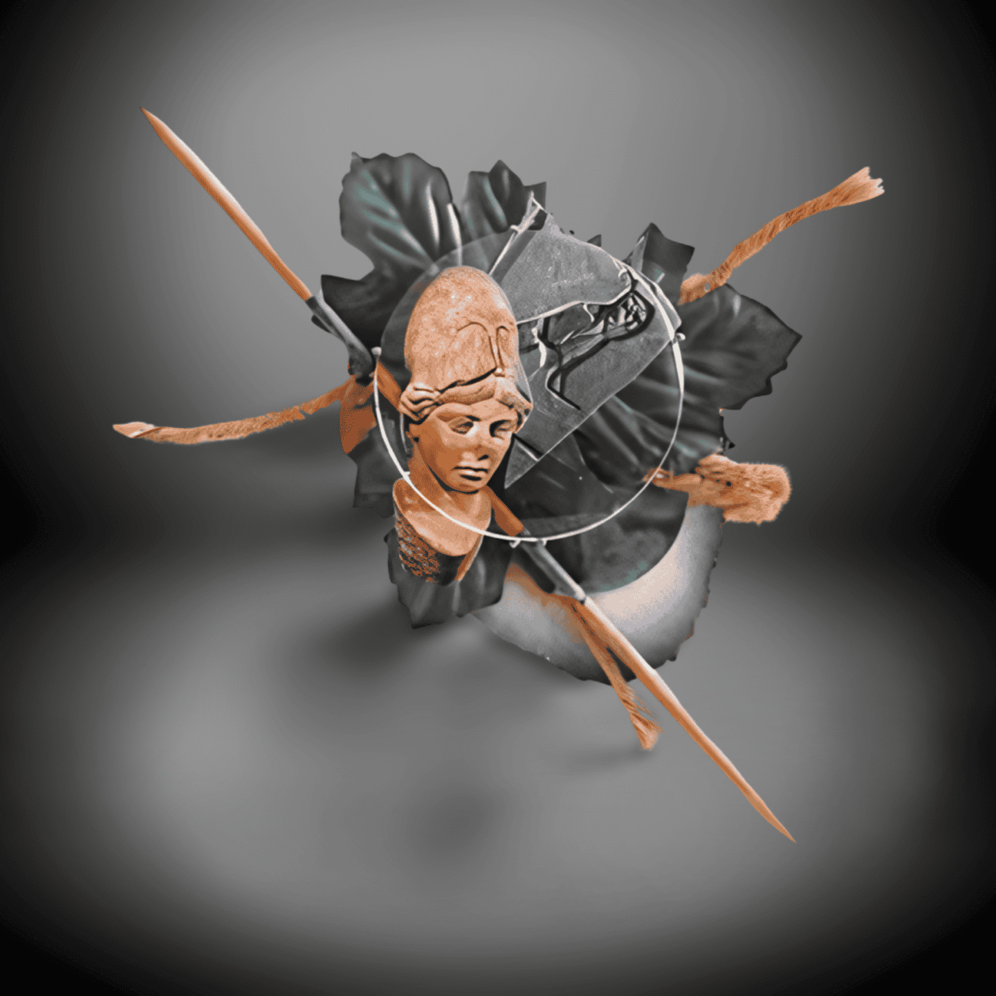 Modern Abstract Wall Sculpture