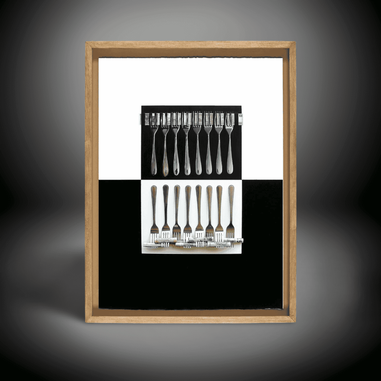 Modern Art Fork Print