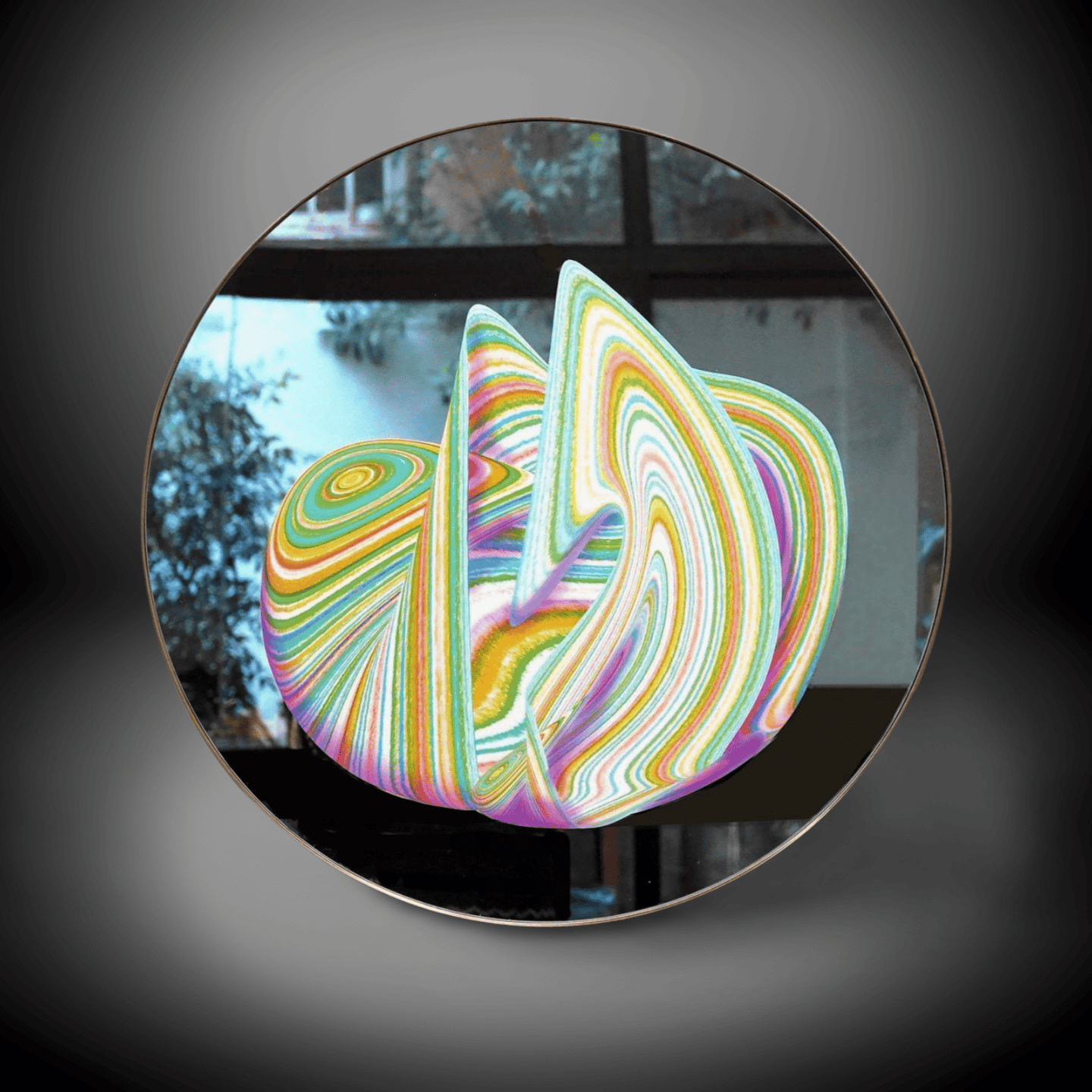 Colorful Abstract Sculpture