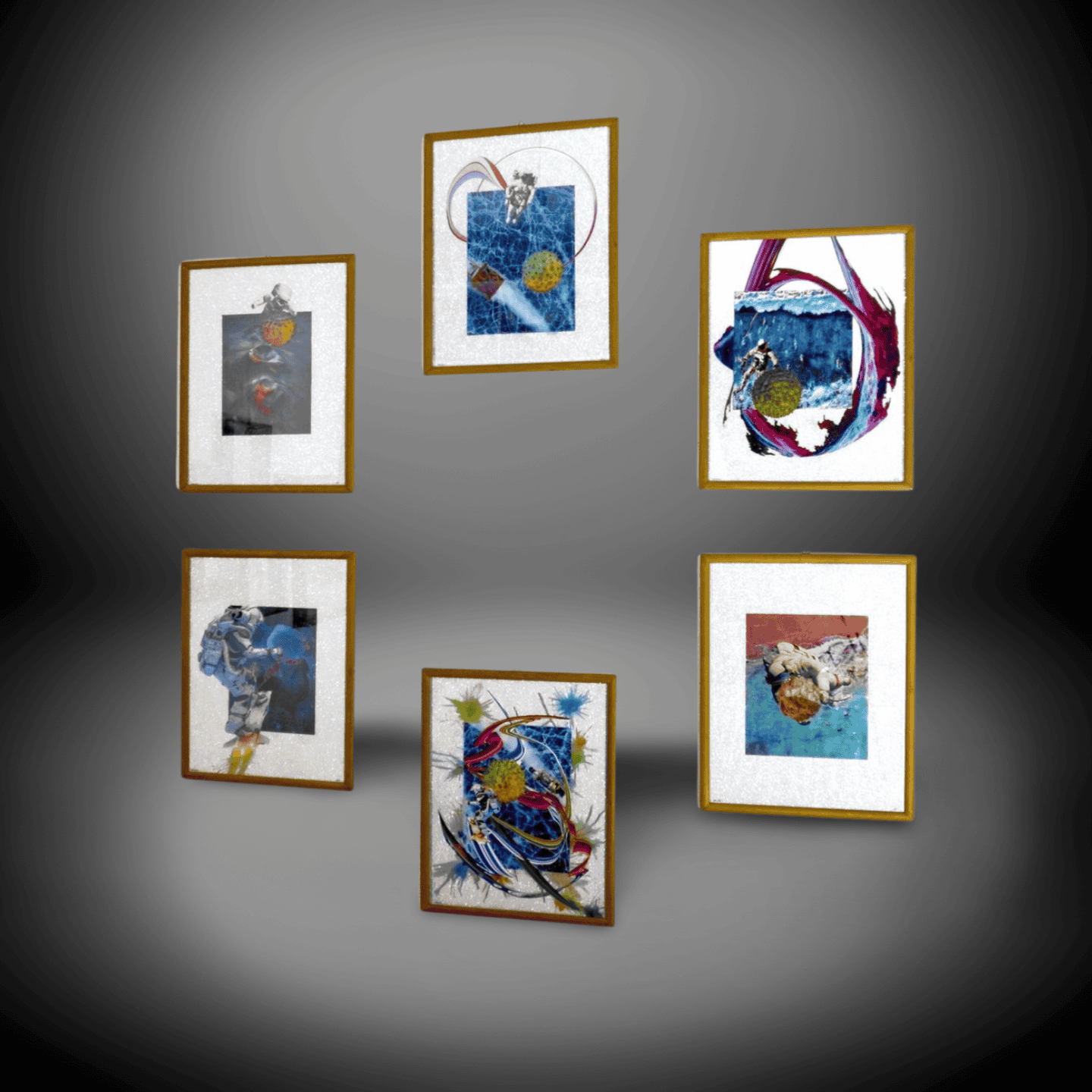 Modern Abstract Art Prints Set