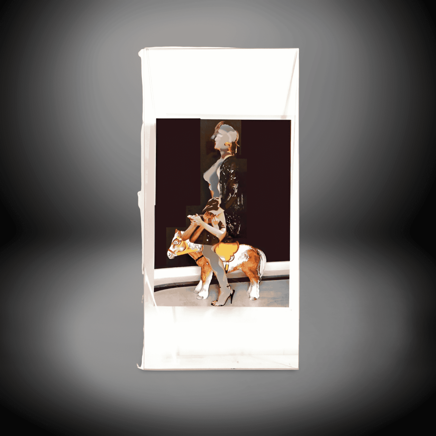 Vintage Cowgirl Figurine