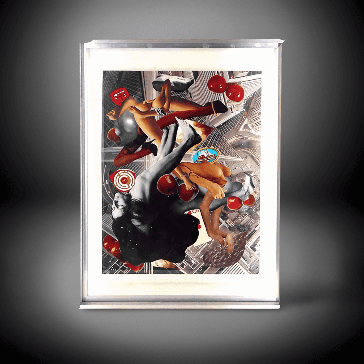 Abstract Collage Art Print