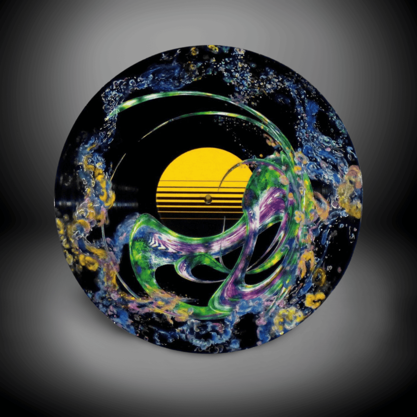 Hand-painted Decorative Vinyl Record