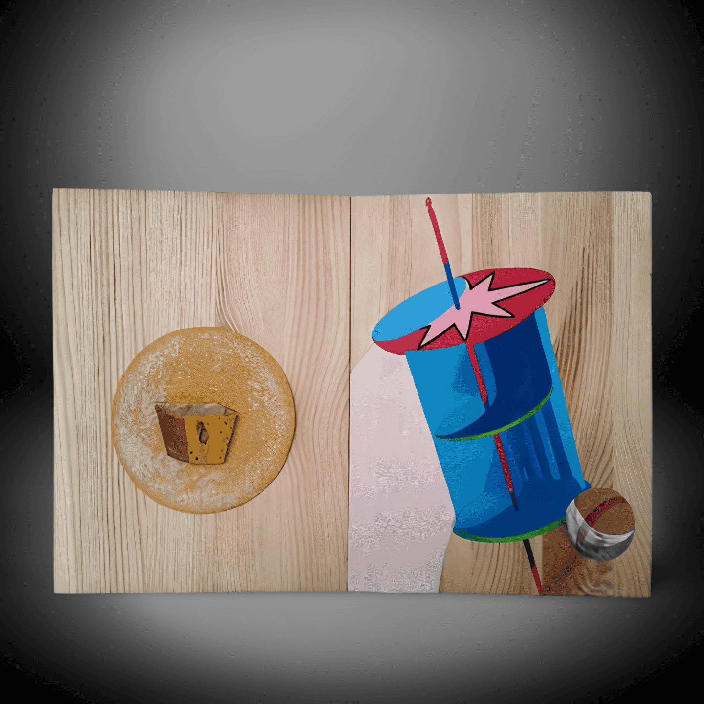 Wooden Puzzle Art Book