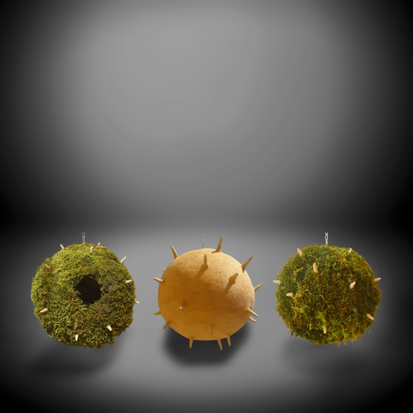 Decorative Hanging Spike Orbs