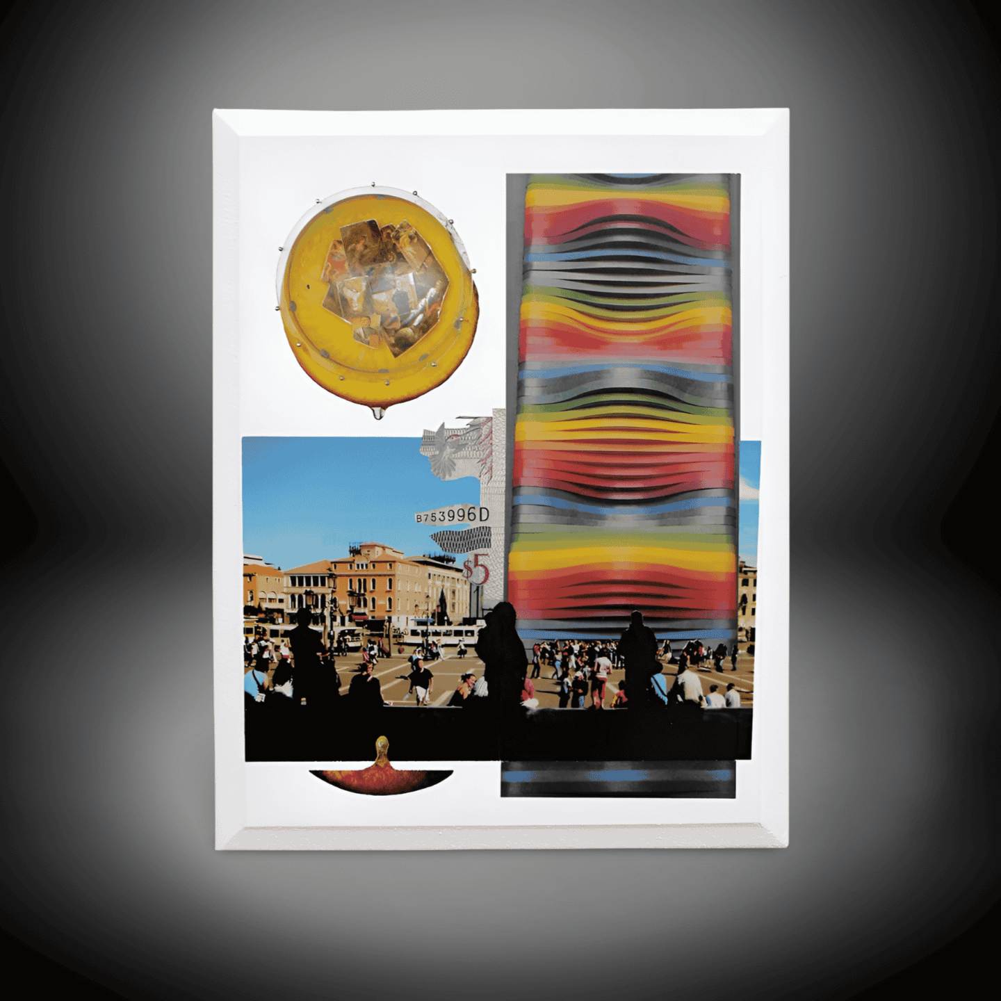 Modern Mixed Media Wall Art