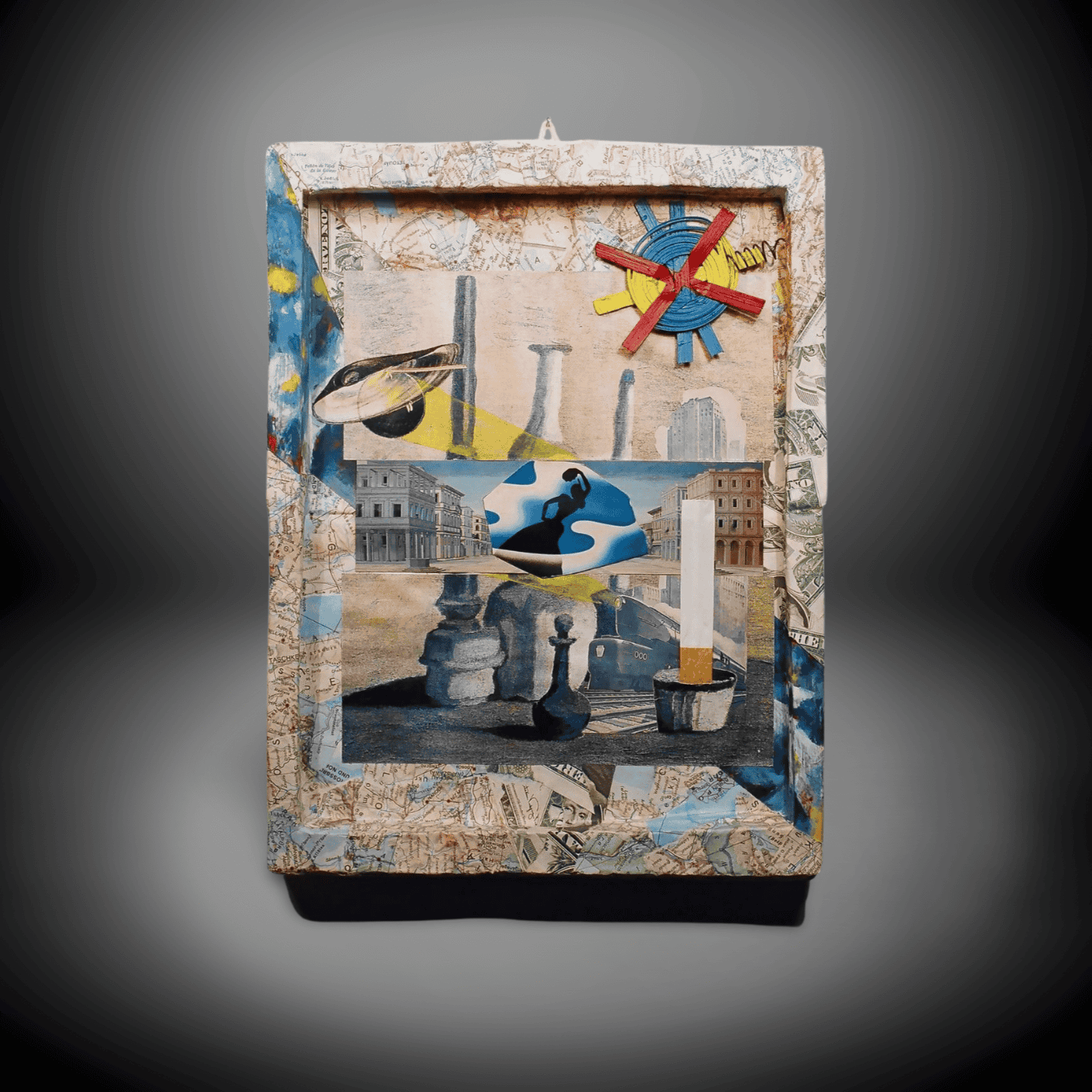 Mixed Media Art Collage