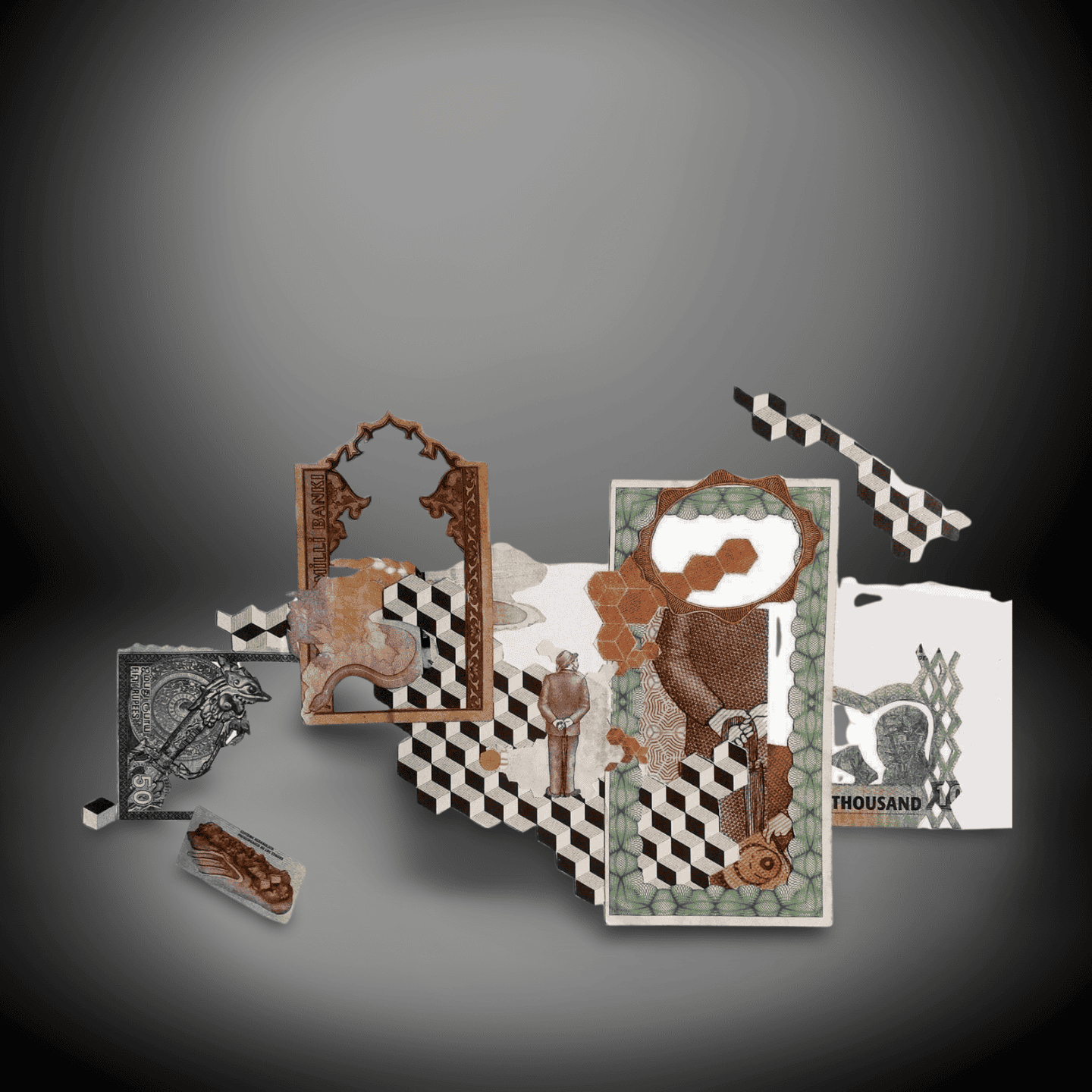 Surreal Mixed Media Artwork