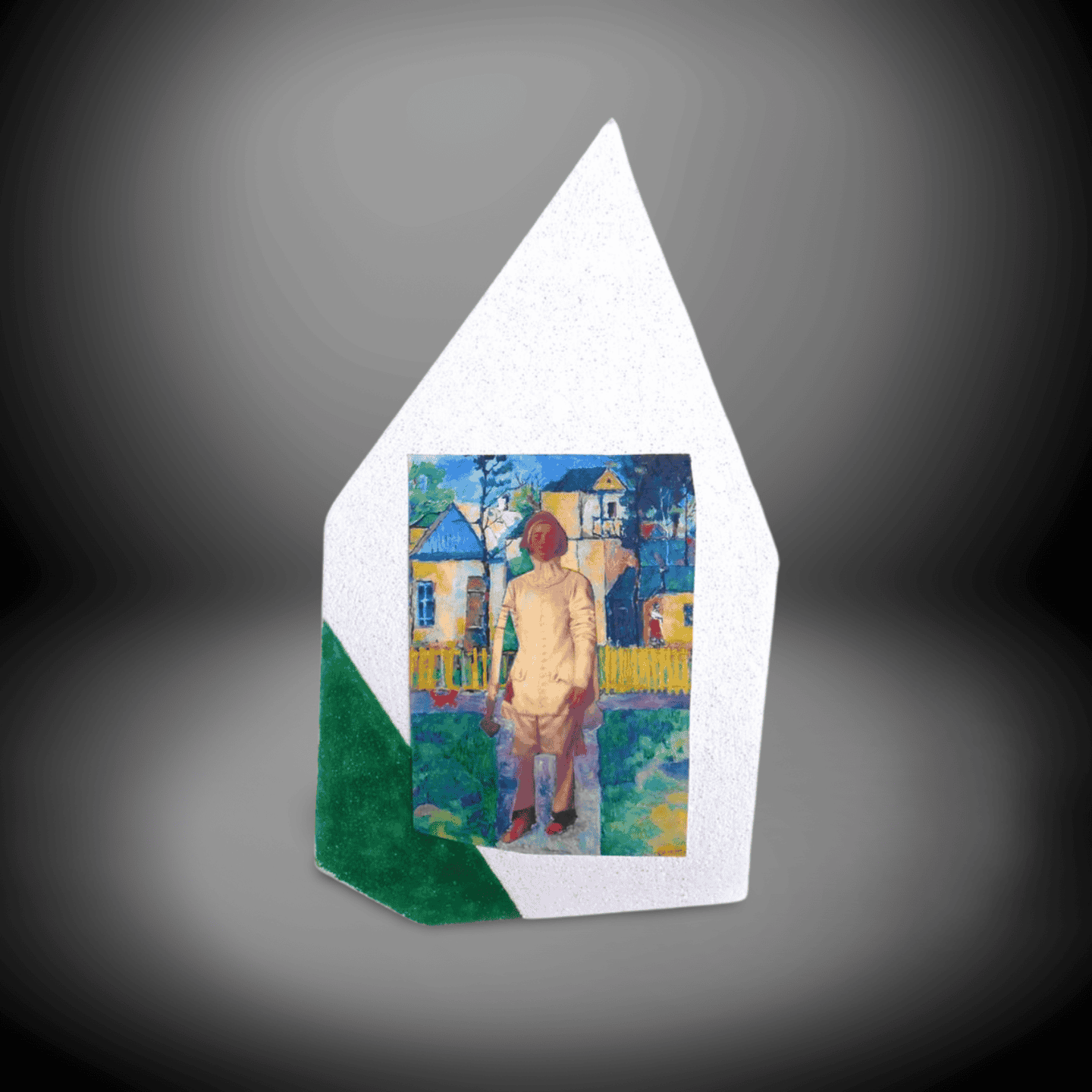 Modern Art House-Shaped Decor